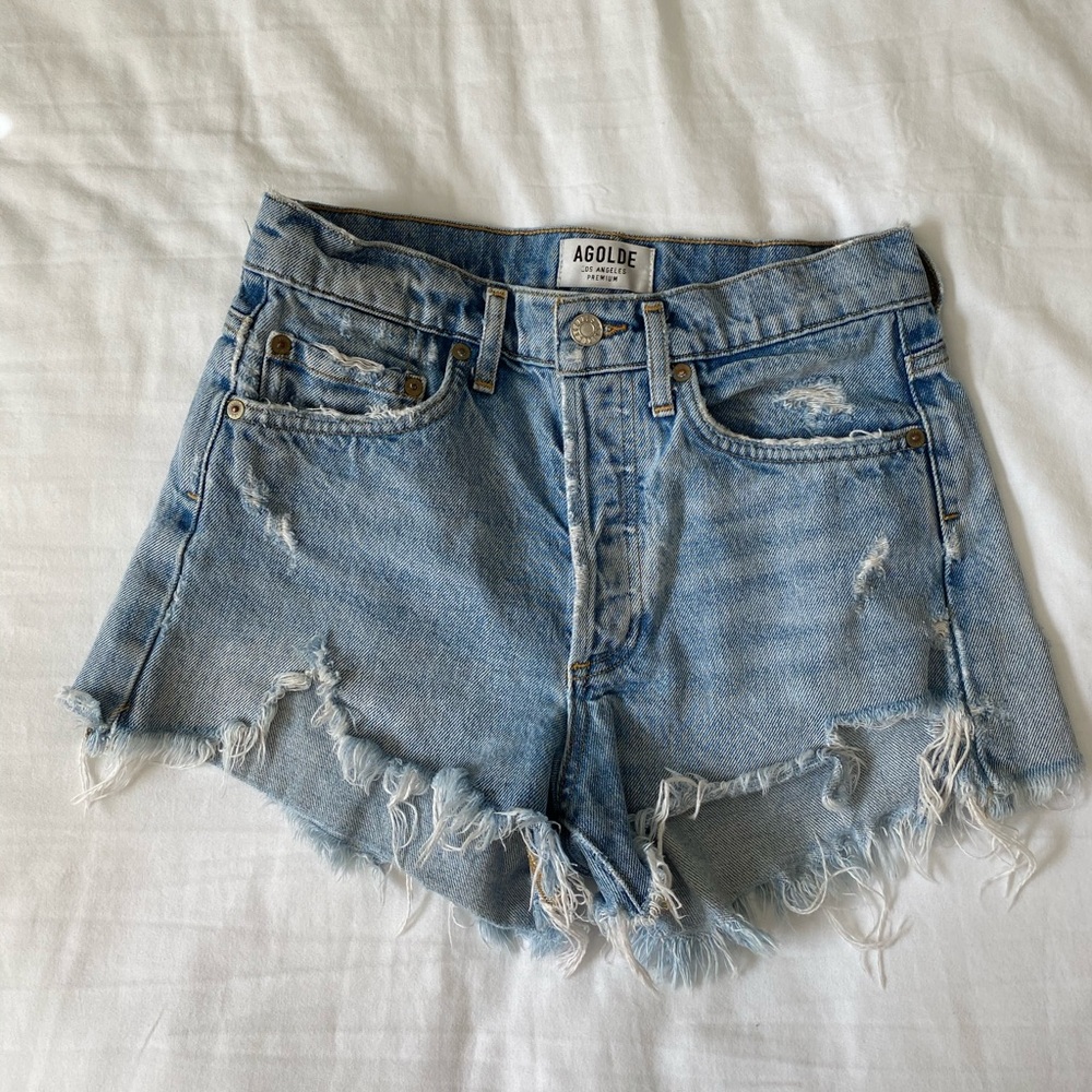 AGOLDE Parker Vintage Cut Off Shorts Sz 23